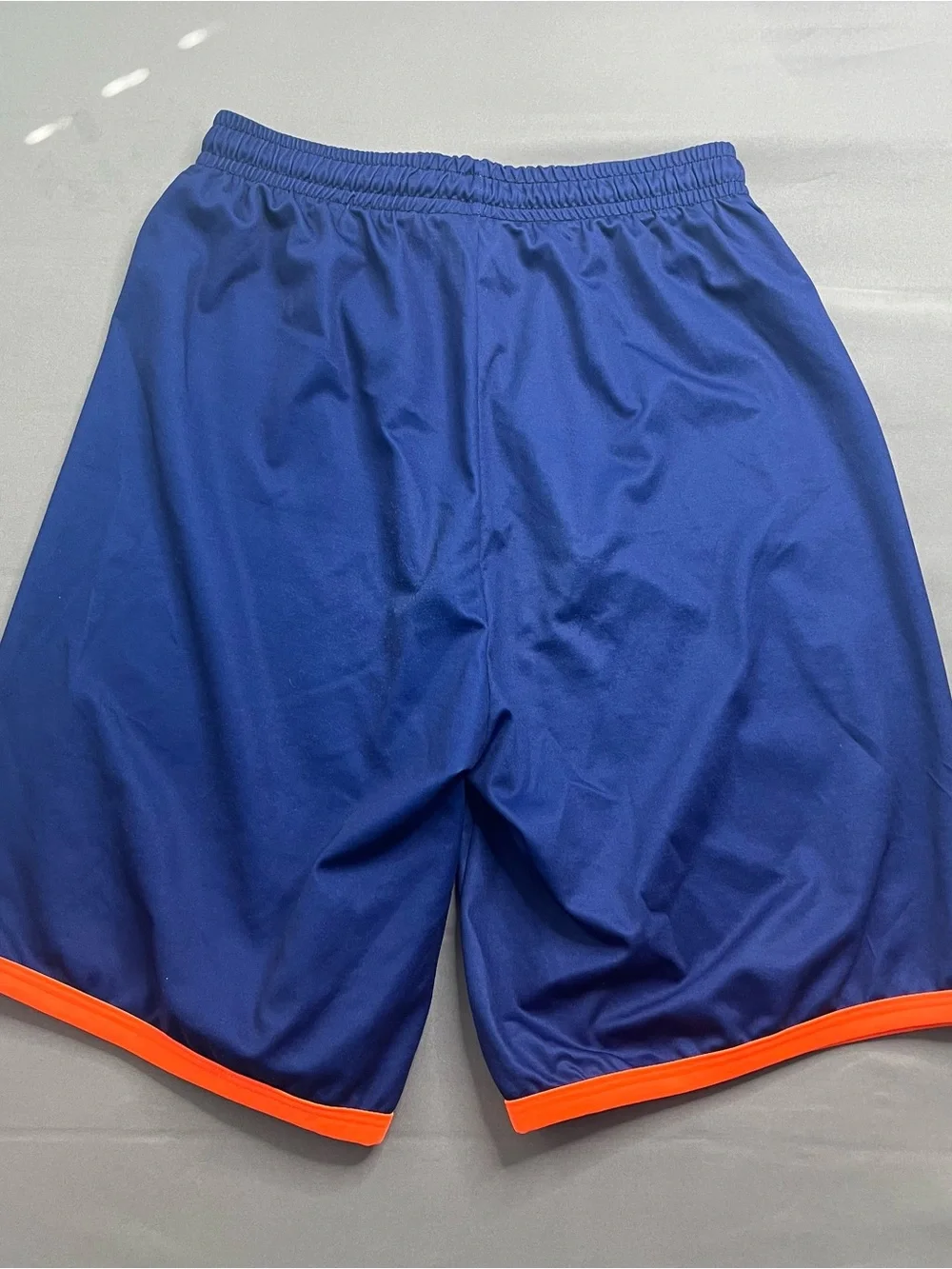 MARCS Royal Blue Athletic Shorts with Orange Trim